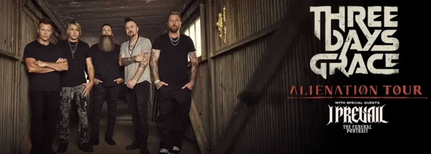 Three Days Grace, I Prevail & The Funeral Portrait